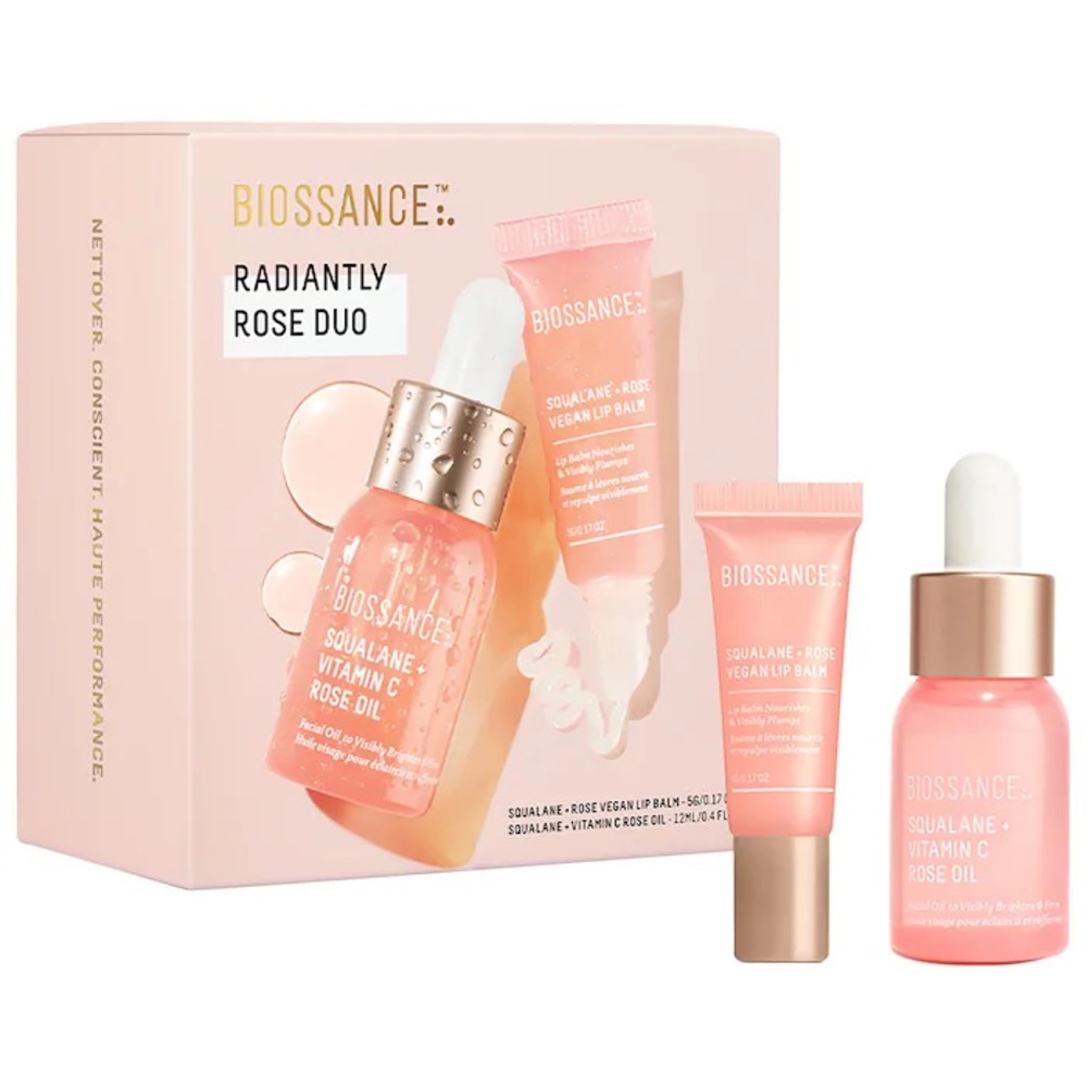Biossance
Radiantly Rose Duo Set